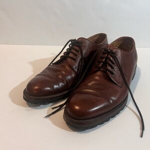 Vintage Salvatore Ferragamo Men’s 9.5 Derby Shoes